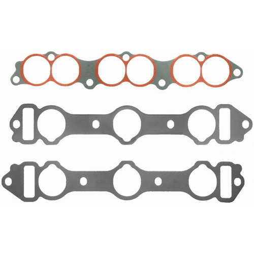 Fel-Pro MS 93795-3 Lower Intake Manifold Gasket Set for 1991-1999 Dodge/Mitsubishi 3.0L V6 - fits Stealth, 3000GT, Diamante