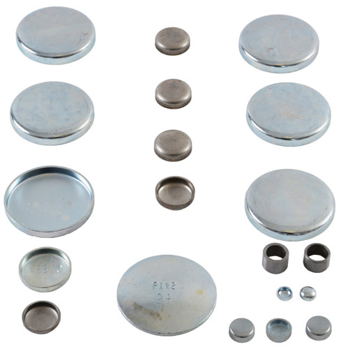 Enginetech PK359 Steel & Stainless Plug Kit for 1989-2009 Dodge D250/D350/Ram 2500/Ram 3500 5.9L - Engine Expansion Plug Kit