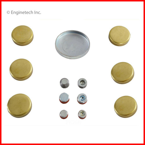 Expansion Plug Kit - Brass - Fits Ford 6.1L 370 7.0L 429 7.5L 460 - PK26B