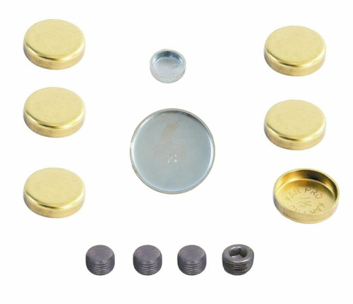 Enginetech PK25B Brass and Steel Freeze Plug Set for 1964-1990 Buick/Cadillac/Chevrolet 442/98/Apollo/Bonneville 5.4L/7.0L