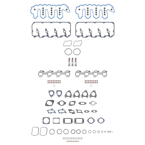 Fel-Pro TCS 46164 Rear Main Seal Set for 1998-2010 Chrysler/Dodge 2.7L V6 - fits 300, Concorde, Sebring, Intrepid