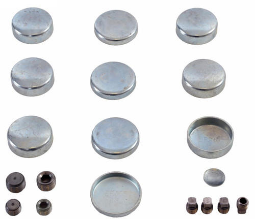 Enginetech PK23 Steel Freeze Plug Set for 1959-1975 International 100/1000A/1000B/1000C 4.3L/5.0L - Engine Expansion Plug Kit