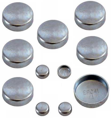 Enginetech PK229A Steel Freeze Plug Set for 1983-2003 Ford/International 1452SC/1652SC/1654/Cargostar 6.9L/6.8L - Engine Expansion Plug Kit