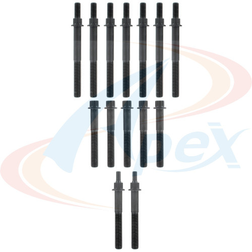 Apex Cylinder Head Bolt Set AHB271 for 1996-2006 Jeep 4.0L L6 (Cherokee, Grand Cherokee, Wrangler)