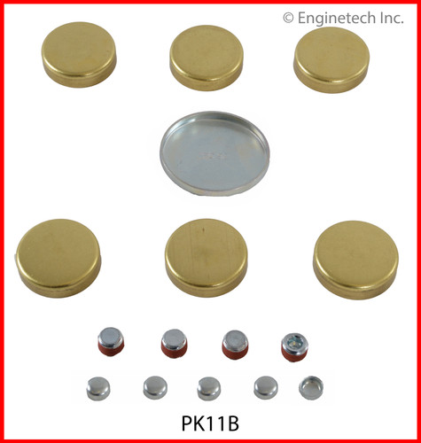 Expansion Plug Kit - Fits Ford 352 359 360 361 389 390 391 427 428 - Brass