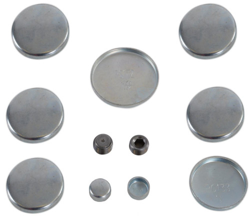 Enginetech PK118 Steel Freeze Plug Set for 1966-1980 Buick/Pontiac 5.6L/5.7L - Engine Expansion Plug Kit