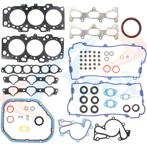 Apex Full Gasket Set AFS2042 for 2001-2004 Hyundai/Kia 2.7L V6 (Santa Fe, Sonata, Tiburon, Optima)
