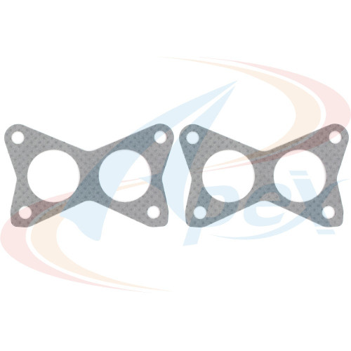 Apex Exhaust Manifold Gasket Set AMS5112 for 1989-1997 Nissan 2.4L L4 (240SX, Axxess, D21, Pickup)