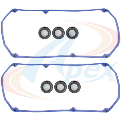 Apex Valve Cover Gasket Set AVC222S for 1995-2011 Chrysler/Dodge/Mitsubishi 2.5L 3.0L V6 (Cirrus, Sebring, Avenger, Stratus)