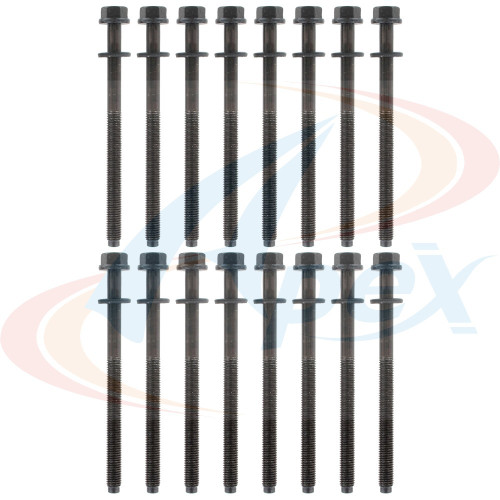 Apex Cylinder Head Bolt Set AHB499 for 2000-2008 Jaguar/Lincoln 3.0L 2.5L V6 (S-Type, X-Type, LS)
