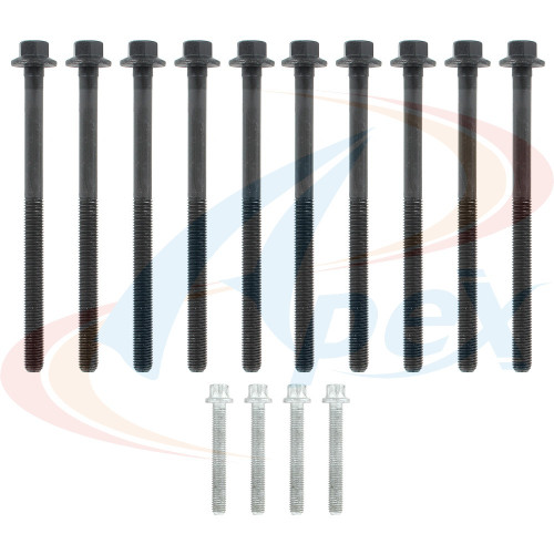 Apex Cylinder Head Bolt Set AHB333 for 2000-2017 Buick/Chevrolet/GMC 2.4L 2.0L L4 (LaCrosse, Regal, Verano, Captiva Sport)