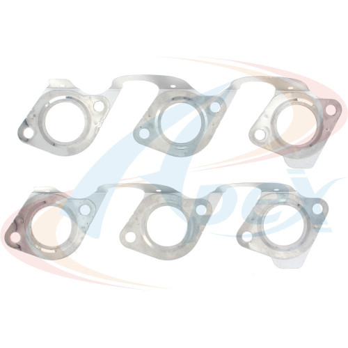 Apex Exhaust Manifold Gasket Set AMS4911 for 1996-2008 Ford/Mercury 4.2L 3.9L V6