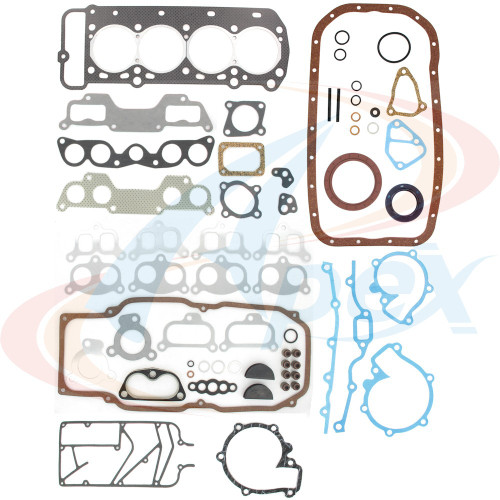 Apex Full Gasket Set AFS4002 for 1970-1978 Ford/Mazda 1.8L 1.6L L4 (Courier, 616, 808, B1600)