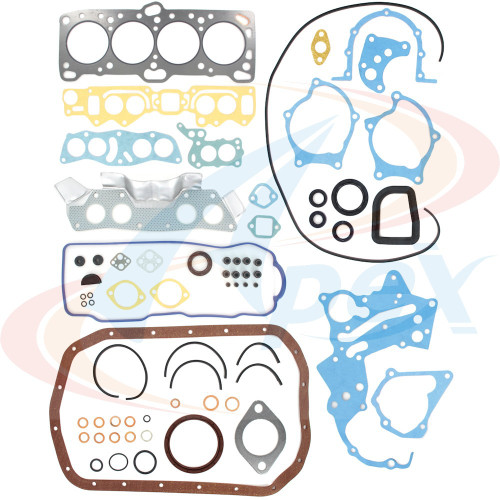Apex Full Gasket Set AFS2004 for 1983-1992 Dodge/Mitsubishi/Plymouth 2.0L L4 (Colt, Power Ram 50, Ram 50, Cordia)