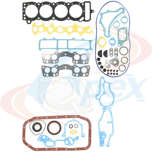 Apex Full Gasket Set AFS8017 for 1975-1980 Toyota 2.2L L4 (Celica, Corona, Pickup)