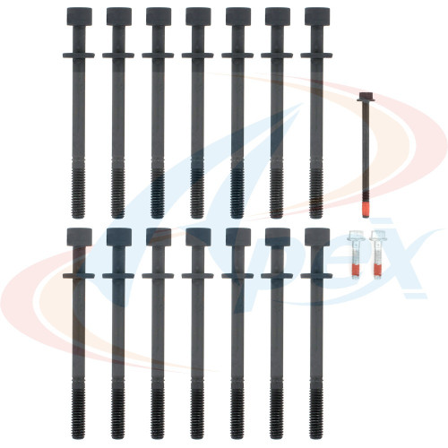 Apex Cylinder Head Bolt Set AHB329 for 2002-2012 Buick/Chevrolet/GMC 4.2L 2.8L L6 (Rainier, Colorado, Trailblazer, Trailblazer EXT)