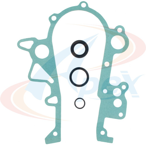 Apex Timing Cover Gasket Set ATC2870 for 2009-2011 Chrysler/Dodge/Jeep 3.3L 3.8L V6 (Town &amp; Country, Grand Caravan, Wrangler, Routan)