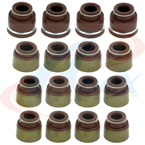 Apex Valve Stem Seal Set AVS5011 for 1989-2001 Infiniti/Nissan 4.1L 4.5L V8 (Q45, 240SX, Axxess, D21)