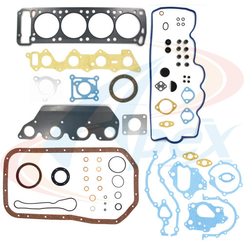 Apex Full Gasket Set AFS2014 for 1983-1989 Chrysler/Dodge/Mitsubishi 2.6L L4 (Conquest, Starion)