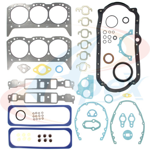 Apex Full Gasket Set AFS3025 for 1986-1992 Chevrolet/GMC/Oldsmobile 4.3L V6 (Astro, C1500, C2500, Caprice)