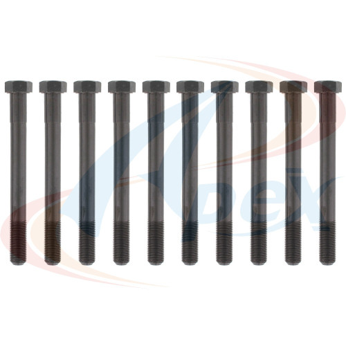 Apex Cylinder Head Bolt Set AHB208 for 1979-1989 Chrysler/Dodge/Mazda 2.6L L4 (Conquest, E Class, Executive Limousine, Executive Sedan)