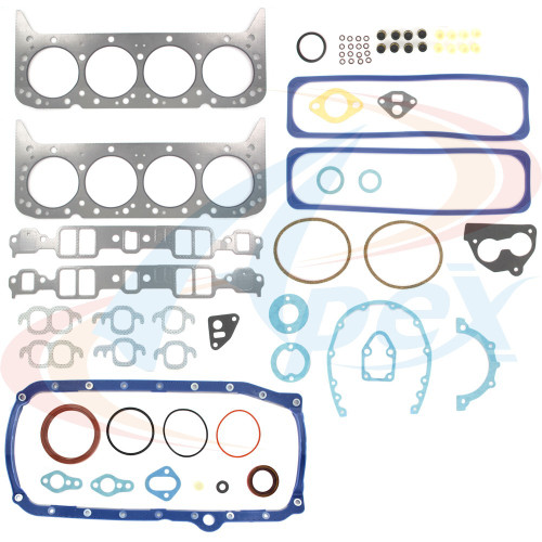 Apex Full Gasket Set AFS3034 for 1987-1995 Avanti/Buick/Cadillac 5.0L V8 (II, Commercial Chassis, Roadmaster, Brougham)