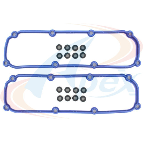 Apex Valve Cover Gasket Set AVC281S for 2004-2011 Chrysler/Dodge/Jeep 3.8L 3.3L V6 (Pacifica, Town &amp; Country, Caravan, Grand Caravan)