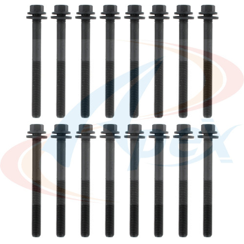 Apex Cylinder Head Bolt Set AHB1312 for 2011-2020 Chrysler/Dodge/Jeep 3.6L 3.2L V6 (200, 300, Pacifica, Town &amp; Country)