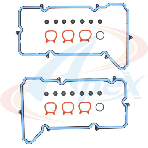 Apex Valve Cover Gasket Set AVC384S for 1999-2002 Oldsmobile 3.5L V6 (Aurora, Intrigue)