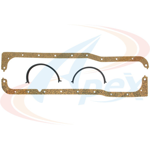 Apex Oil Pan Gasket Set AOP485A for 1969-1987 Ford/Lincoln/Mercury 5.8L V8 (Bronco, Country Sedan, Country Squire, Custom)