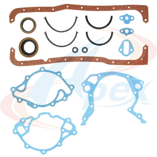 Apex Conversion Gasket Set ACS4085 for 1962-1983 Ford/Lincoln/Mercury 4.7L 5.0L V8 (Bronco, Country Sedan, Country Squire, Custom)