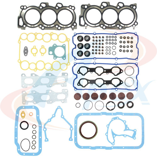 Apex Full Gasket Set AFS3017 for 1998-2004 Acura/Honda/Isuzu 3.5L 3.2L V6 (SLX, Passport, Amigo, Axiom)