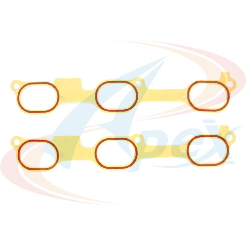 Apex Intake Manifold Gasket Set AMS3504 for 1996-2005 Buick/Chevrolet/Oldsmobile 3.1L 3.4L V6 (Century, Rendezvous, Impala, Lumina)
