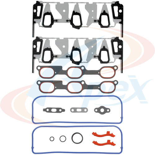 Apex Intake Manifold Gasket Set AMS3971P for 2004-2007 Buick/Chevrolet/Pontiac 3.5L V6 (Rendezvous, Terraza, Malibu, Uplander)