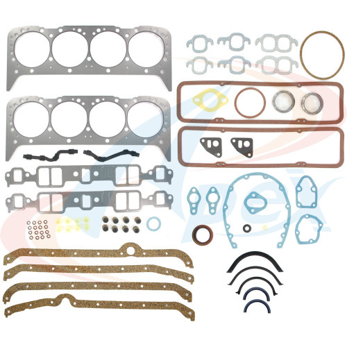 Apex Full Gasket Set AFS3022C for 1981-1986 Chevrolet/GMC 5.7L V8 (C10, C10 Suburban, C20, C20 Suburban)