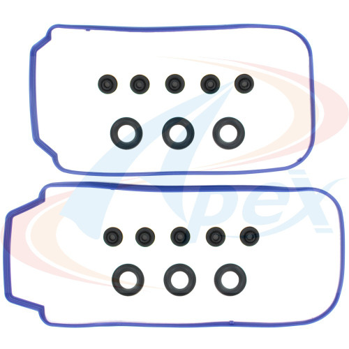 Apex Valve Cover Gasket Set AVC169S for 2008-2017 Acura/Honda 3.7L 3.5L V6 (MDX, RDX, RL, TL)