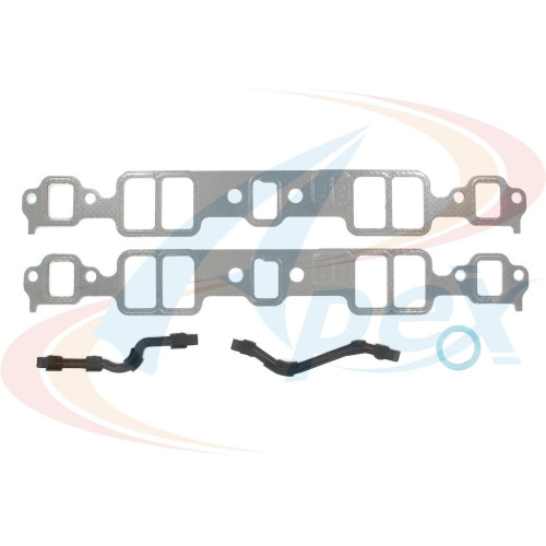 Apex Intake Manifold Gasket Set AMS3220 for 1957-1969 Avanti/Checker/Chevrolet 5.3L 5.0L V8 (II, Marathon, Biscayne, Brookwood)