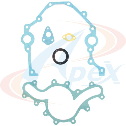 Apex Timing Cover Gasket Set ATC4600 for 1997-2004 Ford/Mazda/Mercury 4.0L V6 (Explorer, Explorer Sport, Explorer Sport Trac, Ranger)