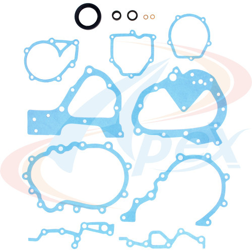 Apex Timing Cover Gasket Set ATC3030 for 1972-1987 Buick/Chevrolet/GMC 1.8L 1.9L L4 (Opel, LUV, Luv Pickup, S10)