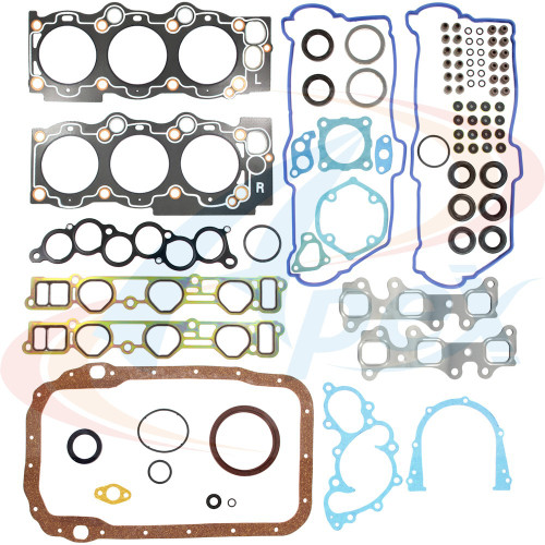 Apex Full Gasket Set AFS8026 for 1992-1993 Lexus/Toyota 3.0L V6 (ES300, Camry)