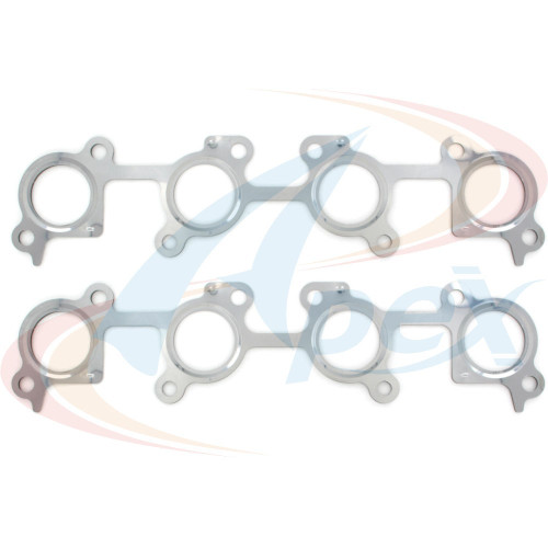 Apex Exhaust Manifold Gasket Set AMS8532 for 1992-2010 Lexus/Toyota 4.0L 4.3L V8 (GS400, GS430, GX470, LS400)
