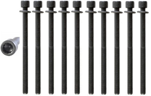 Enginetech HB267 TTY Head Bolt Set for 2006-2020 Hyundai/Kia Forte/Forte Koup/Genesis Coupe/Optima 2.4L/2.0L - Torque-to-Yield, Single Use