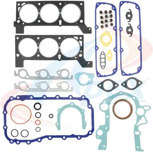 Apex Full Gasket Set AFS2032 for 1991-2000 Chrysler/Dodge/Plymouth 3.8L V6 (Imperial, New Yorker, Town &amp; Country, Caravan)