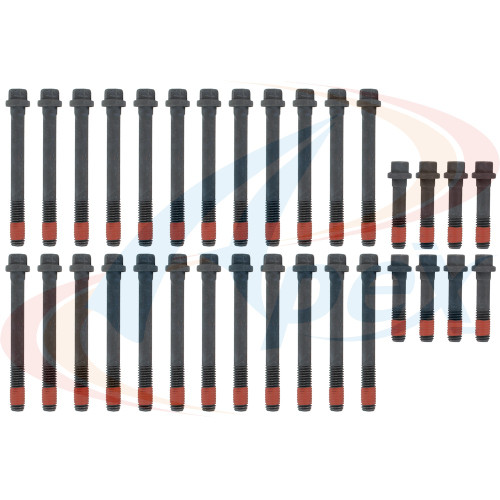 Apex Cylinder Head Bolt Set AHB378 for 1980-2000 Chevrolet/GMC 7.4L V8 (C10, C10 Suburban, C1500, C20)