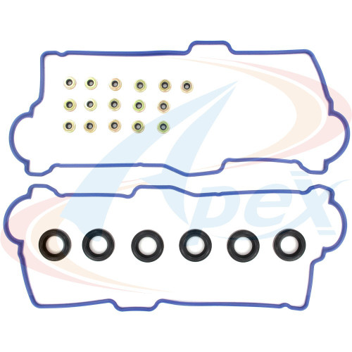 Apex Valve Cover Gasket Set AVC826S for 1992-1993 Lexus/Toyota 3.0L V6 (ES300, Camry)