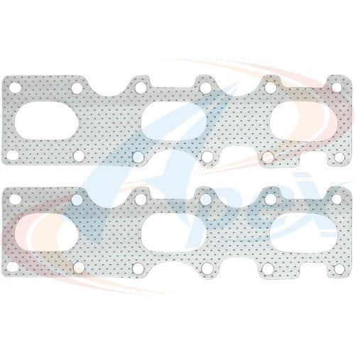 Apex Exhaust Manifold Gasket Set AMS11993 for 2011-2020 Ford/Mobility 3.5L 3.7L V6 (F-150, Mustang, Transit-150, Transit-250)