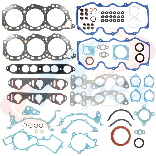 Apex Full Gasket Set AFS5037 for 1996-2004 Infiniti/Mercury/Nissan 3.3L V6 (QX4, Villager, Frontier, Pathfinder)