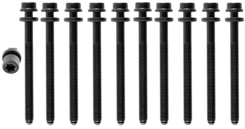 Enginetech HB249 TTY Head Bolt Set for 1998-2006 Volkswagen Beetle/Cabrio/Golf/Jetta 2.0L - Torque-to-Yield, Single Use