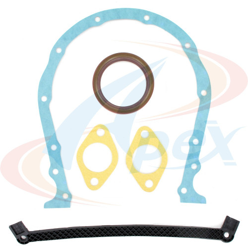 Apex Timing Cover Gasket Set ATC3780 for 1980-1995 Chevrolet/GMC 7.4L V8 (C10, C10 Suburban, C1500, C20)