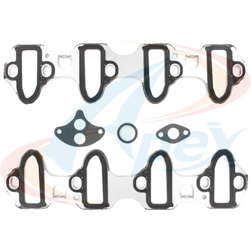Apex Intake Manifold Gasket Set AMS3851P for 1999-2017 Buick/Cadillac/Chevrolet 5.3L 6.0L V8 (Rainier, Escalade, Escalade ESV, Escalade EXT)